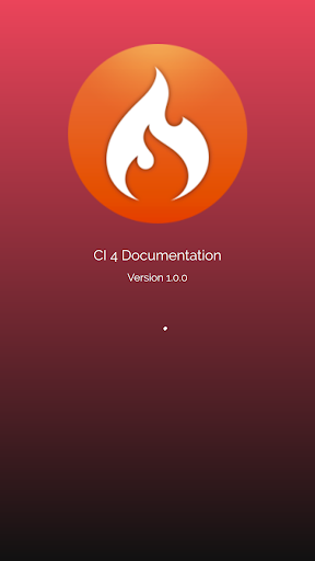 Android application Codeigniter 4 Documentation screenshort