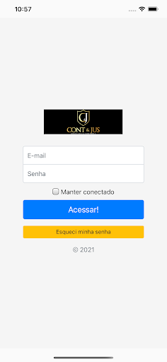 Android application Cont & Jus screenshort