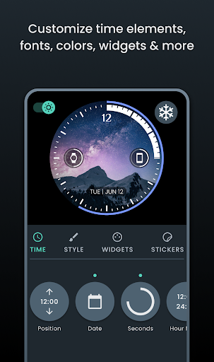 Screenshot of PhotoWear Watch Face