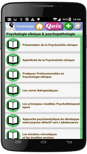 Psychologie clinique Screen 2