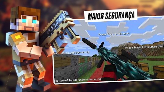 Armas Guns Mod para Minecraft