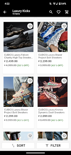 Cubic Shoes - Trendy Sneakersのおすすめ画像5