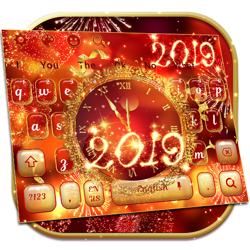 Happy New Year Keyboard  Icon