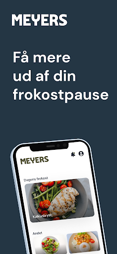 Android application MEYERS til frokost screenshort