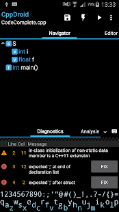 CppDroid - C/C++ IDE Tangkapan layar