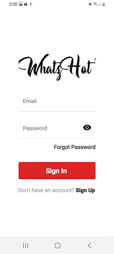 Android application WhatzHot screenshort