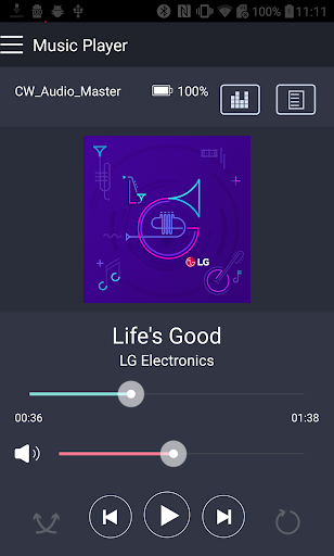 Android application 藍牙音樂播放器 screenshort