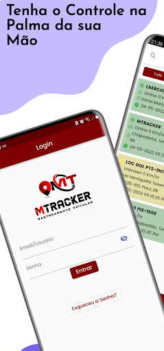 Android application MTracker Rastreamento screenshort