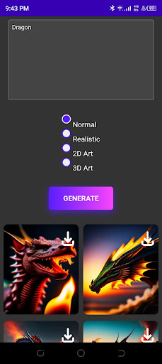 Venus - AI Art Generator Screen 2