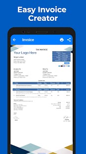 Bill and Invoice Maker by Moon Screenshot