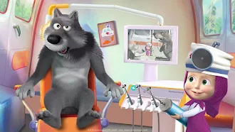 Game screenshot Masha and the Bear: Dentist mod apk