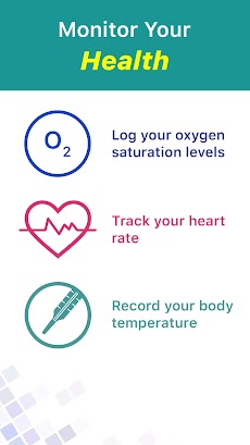 Blood Oxygen & Temperature Appのおすすめ画像1