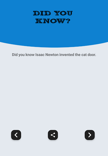 Android application Did You Know - Facts screenshort