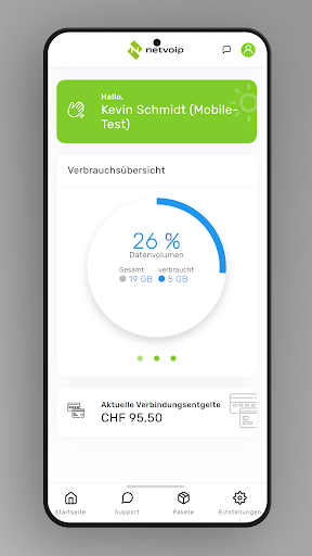 Android application netvoip screenshort
