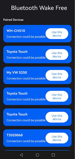 Bluetooth Wake Screen 2