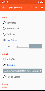Battery Sound Notification MOD APK 2.11 (Premium Unlocked) 3