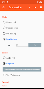 Battery Sound Notification 2.7 Screenshots 3