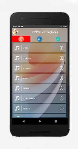 Android application OPPO F21 Phone Ringtones screenshort