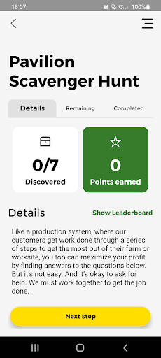 Screenshot of Visit John Deere