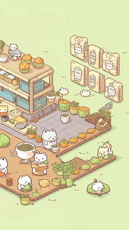 Game screenshot Meow Meow Cafe: Idle food Bar hack