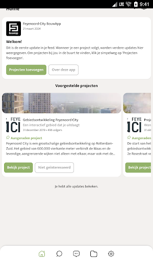 Feyenoord City BouwApp Screen 3