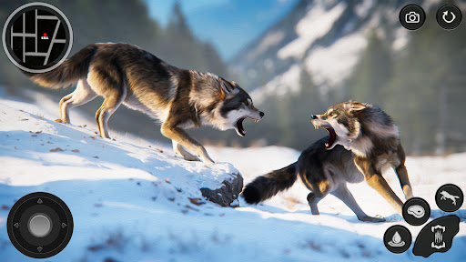 Wolf Simulator 3D Animal Games Screen 2