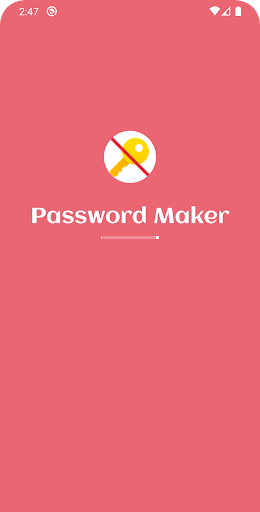 Android application Basic Password Saver screenshort