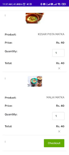 Android application Shree Narayan Dairy screenshort