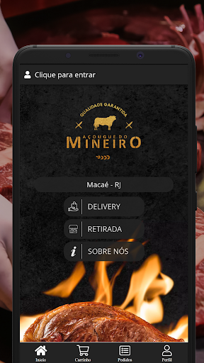 Android application Açougue do Mineiro screenshort