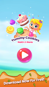 Yummy Cookies - Match 3 Puzzle