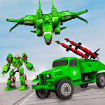 Cover Image of Télécharger Missile Truck Robot Game – Jet Robot Car Game 2021  APK