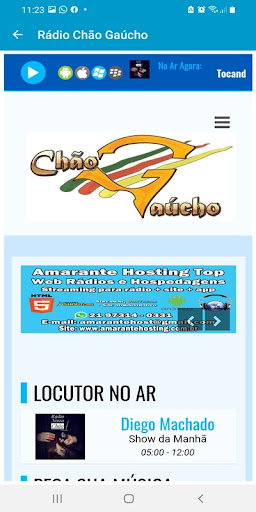 Rádio Chão Gaúcho Screen 3