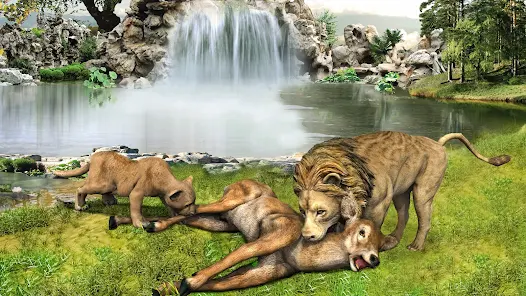 Lion Game 3D: Jungle King Sim