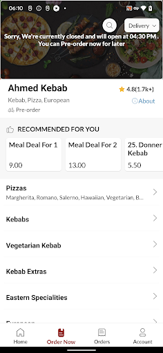 Ahmed Kebab Screenshot