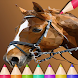 Coloring Horses Game Color