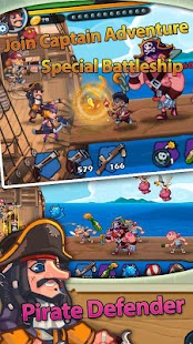 צילום מסך Pirate Defender Premium