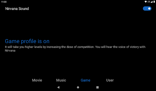 Screenshot of Nirvana Sound