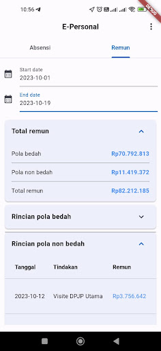 Android application RSTC-Personal screenshort