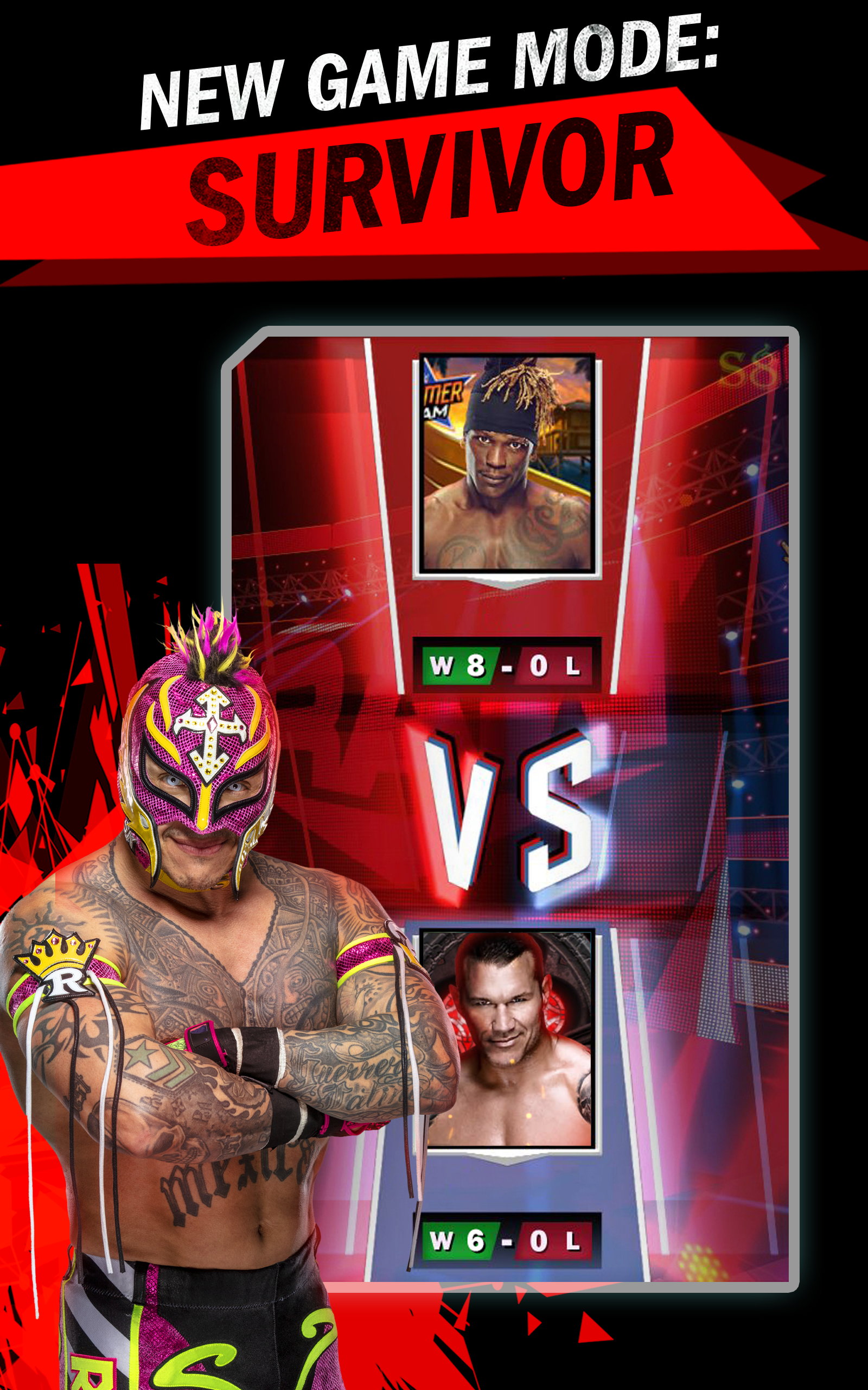 Android application WWE SuperCard - Battle Cards screenshort