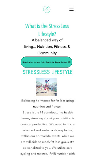 StressLess Lifestyle Screen 2