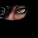 Black ninja Shadow 3D icon
