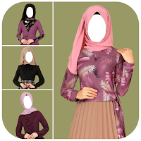 Fashion Hijab Burqa Photo Suit