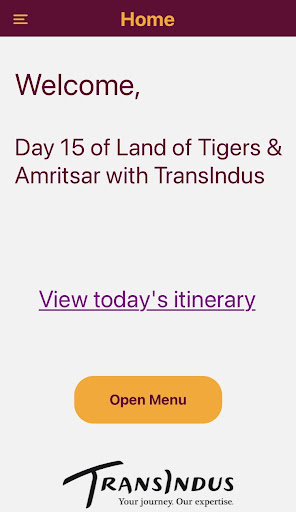 Android application TransIndus screenshort