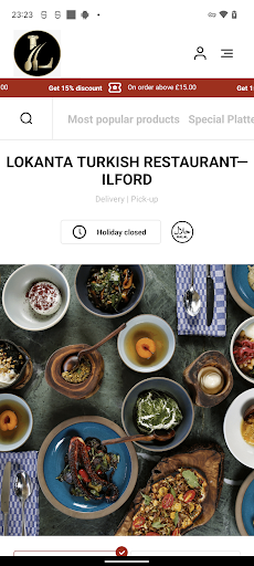 Android application Lokanta Turkish Restaurant screenshort