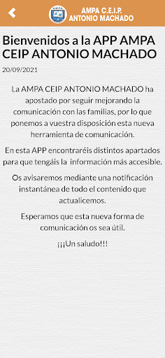 AMPA Antonio Machado Arganda Screen 3