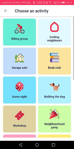 Hoplr - Know your neighbours Screen 2