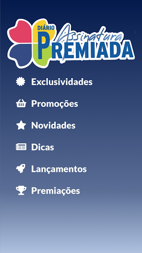 Android application Diário Assinatura Premiada screenshort