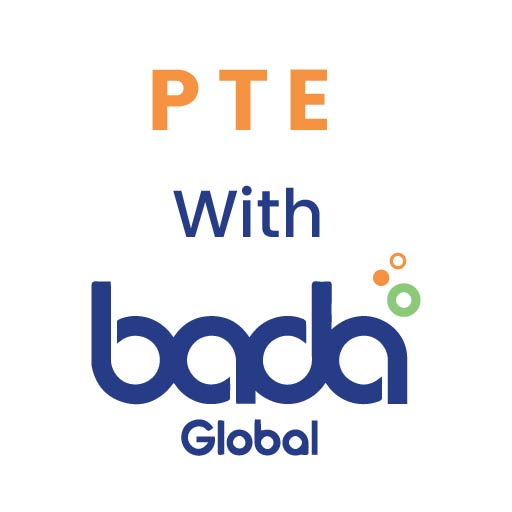PTE with Bada logo