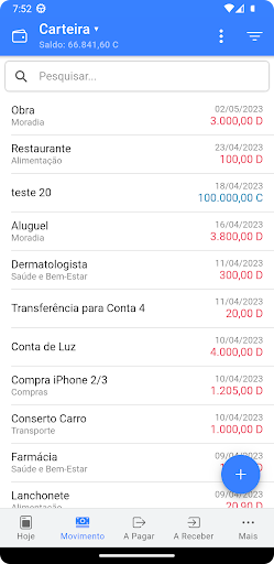 Orçamento Pessoal Screen 2