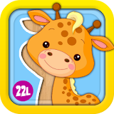 Animated Puzzle Game with Animals by Abby Monkey icon